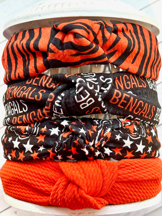 Top Knot Headband - WHO DEY!