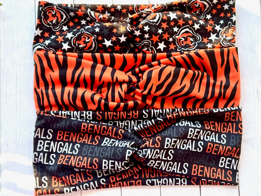 Twist headband - WHO DEY!