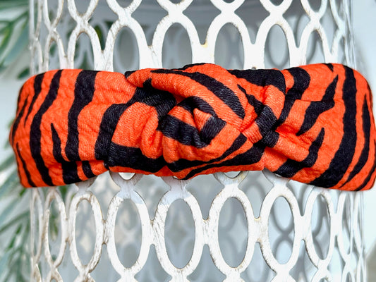 Top Knot Headband - WHO DEY!