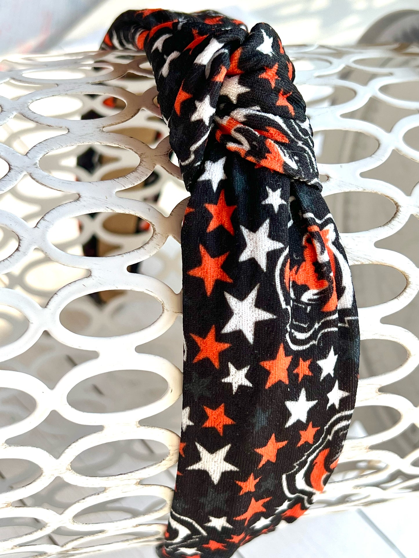 Top Knot Headband - WHO DEY!
