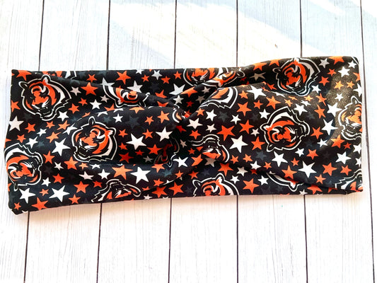Twist headband - WHO DEY!