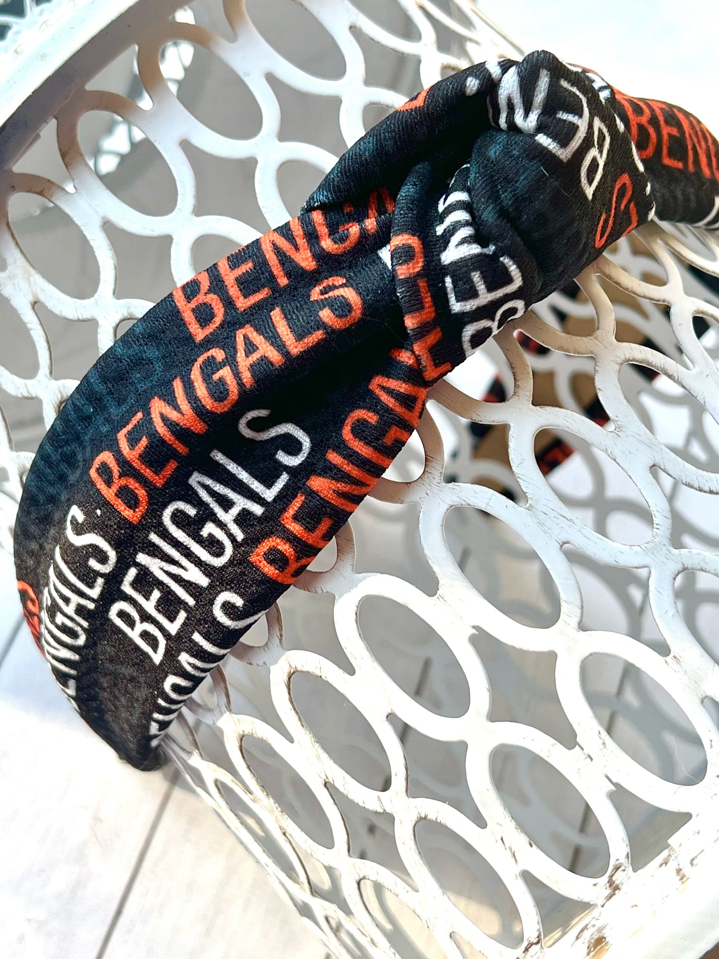 Top Knot Headband - WHO DEY!