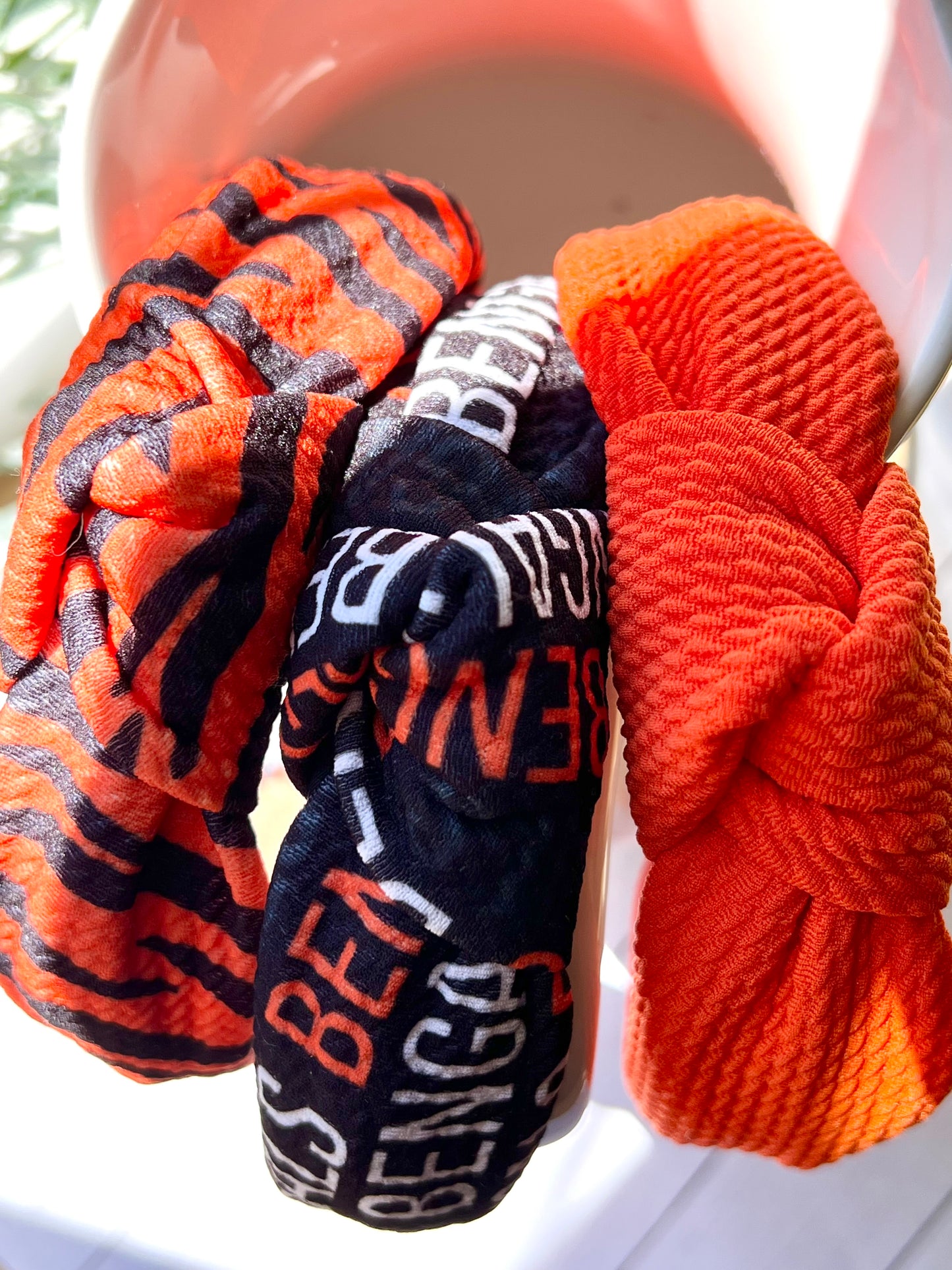 Top Knot Headband - WHO DEY!