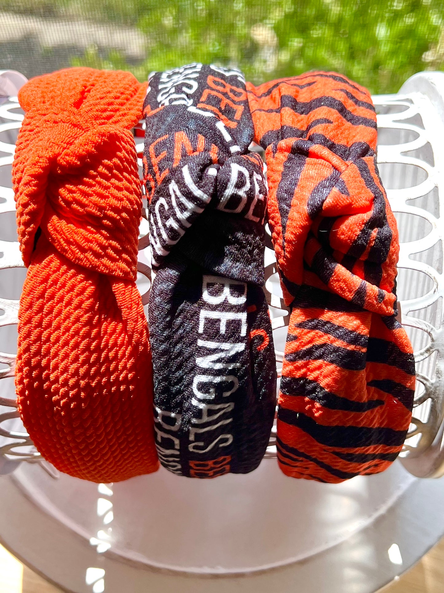 Top Knot Headband - WHO DEY!