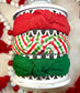 Top Knot Headband- Christmas