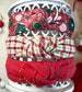 Top Knot Headband- Christmas