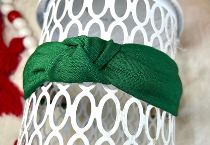 Top Knot Headband- Christmas