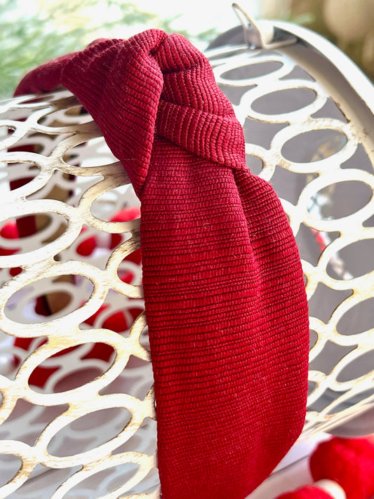 Top Knot Headband- Christmas