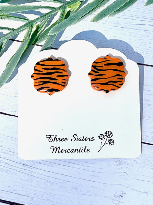 Large Clay Studs--WHO DEY!