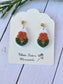 Clay earrings- Fall