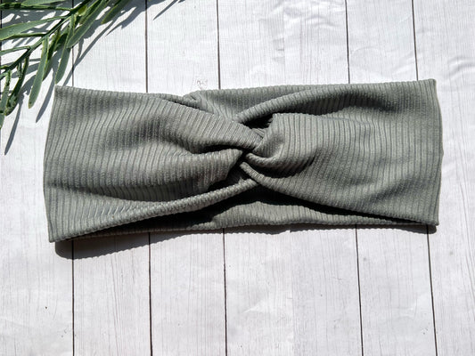 Twist headbands-Ribbed Solids