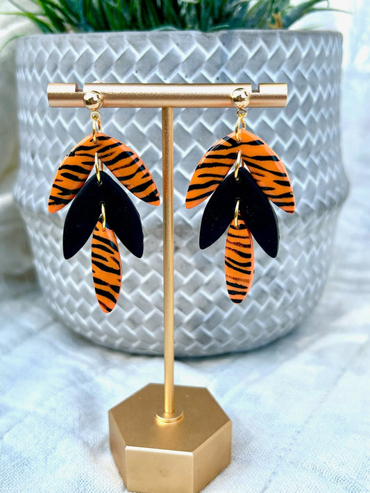 Clay earrings- WHO DEY!